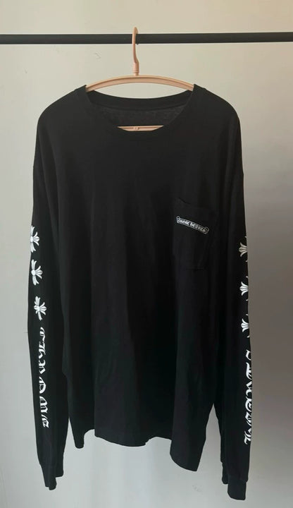 Black Chrome Hearts Long Sleeve Shirt