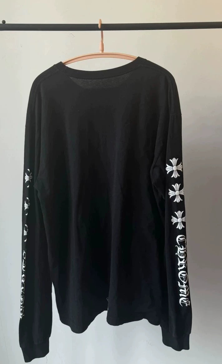 Black Chrome Hearts Long Sleeve Shirt