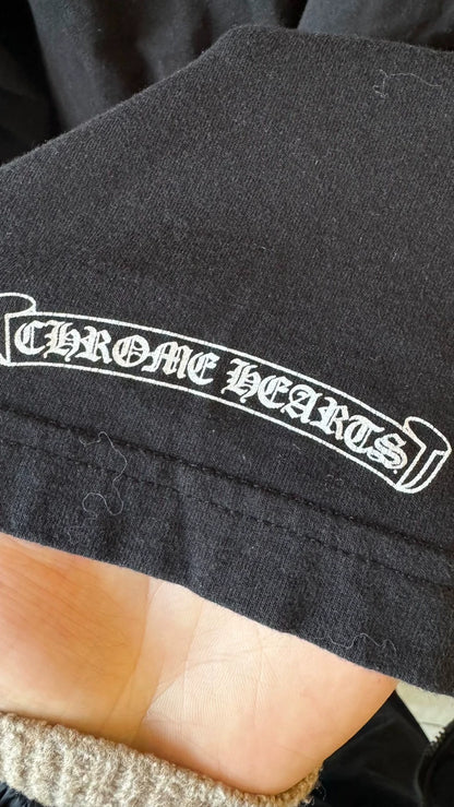 Black Chrome Hearts Long Sleeve Shirt