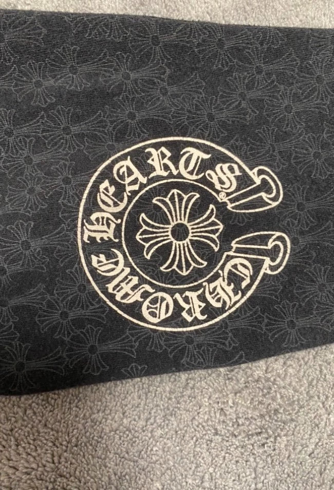 Chrome Hearts Logo Print Casual Leggings