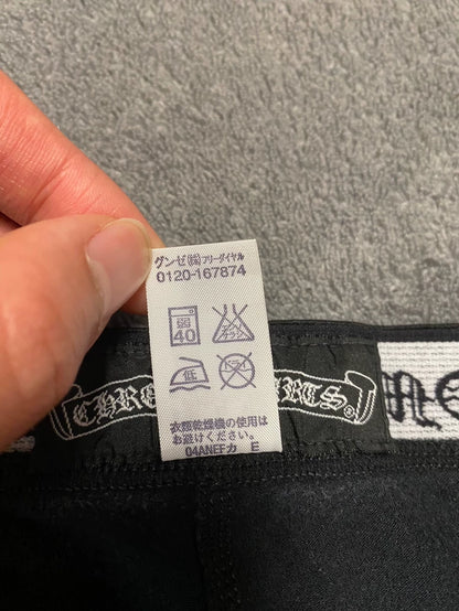 Chrome Hearts Logo Print Casual Leggings