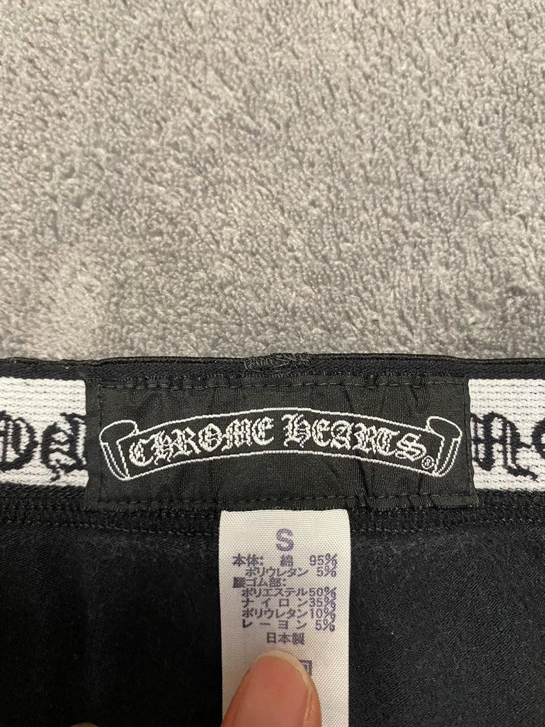 Chrome Hearts Logo Print Casual Leggings