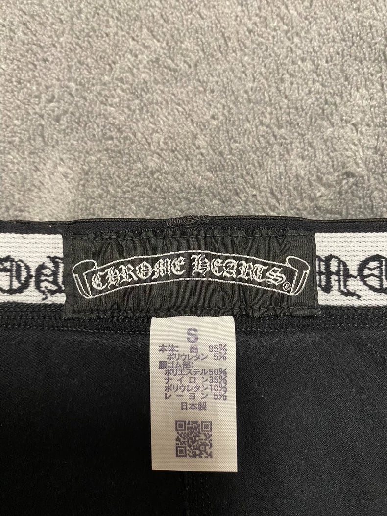 Chrome Hearts Logo Print Casual Leggings