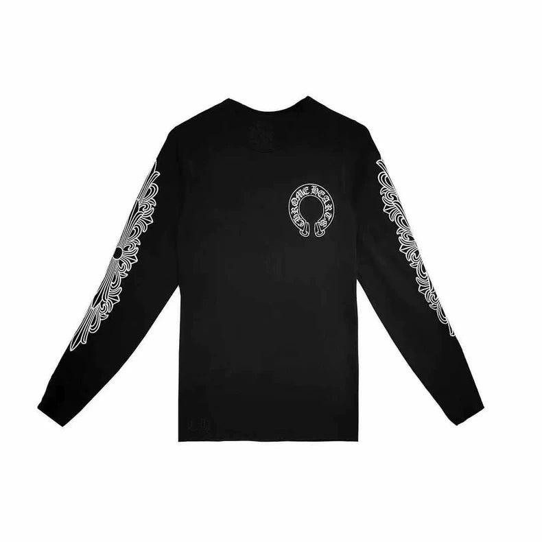 Chrome Hearts Black Long Sleeve Shirt