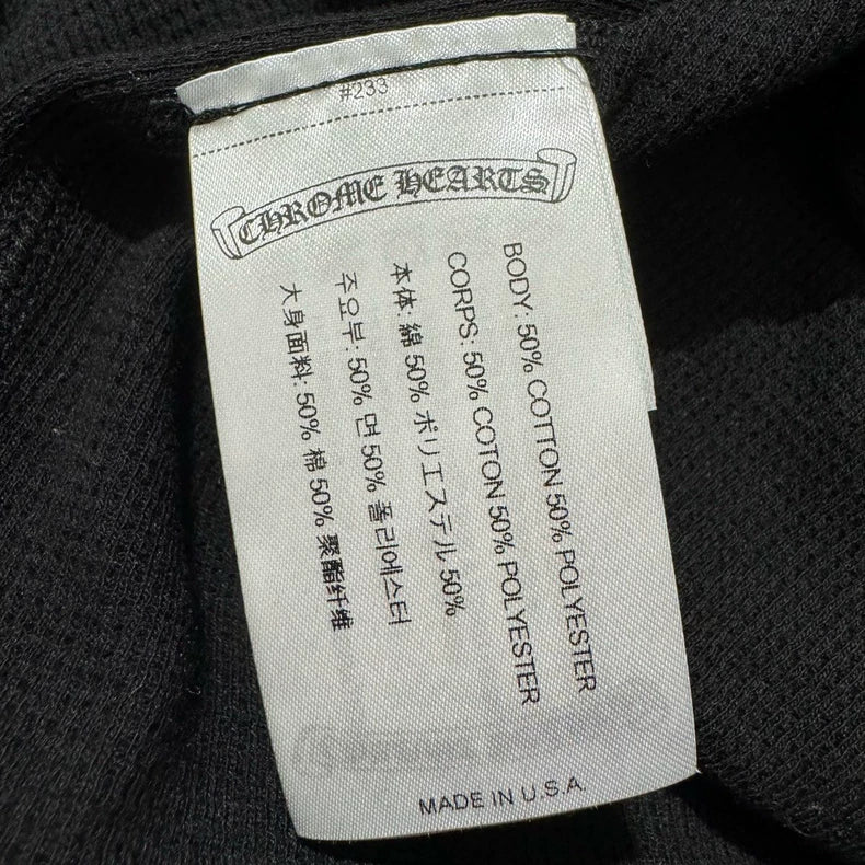 Chrome Hearts Black Long Sleeve Shirt