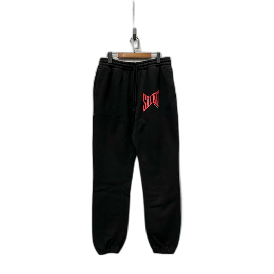 Saint Michael Black Logo Sweatpants Size S
