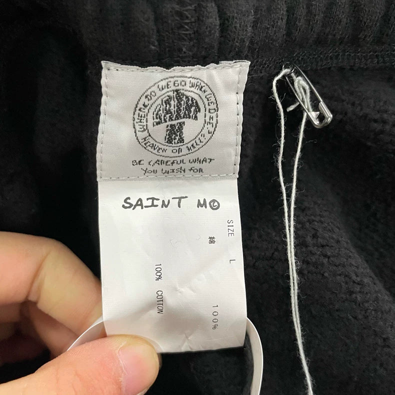 Saint Michael Black Logo Sweatpants Size S