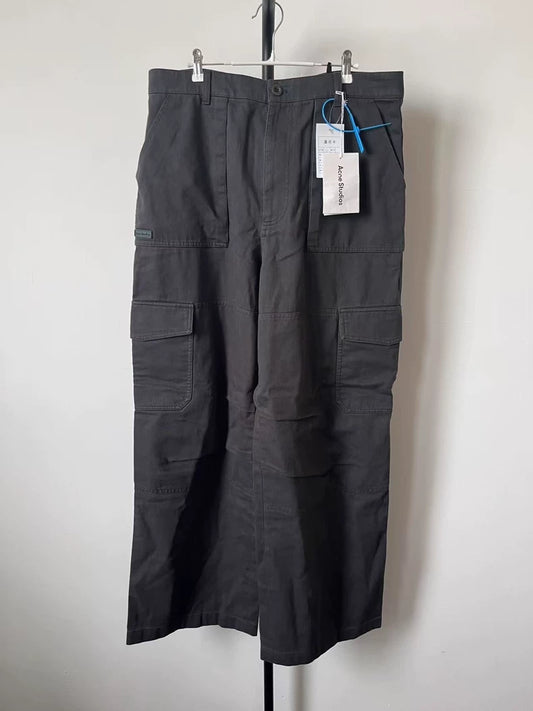 Acne Studios Baggy High-Waist Cargo Jeans-yf