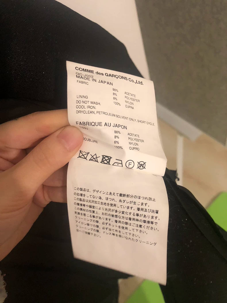 Comme des Garçons 2019 Split Tuxedo Blazer