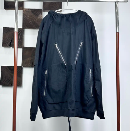 Stone Island Black Cotton Blend Hoodie 0089