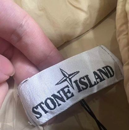Stone Island Men's XL White Down Jacket 0089