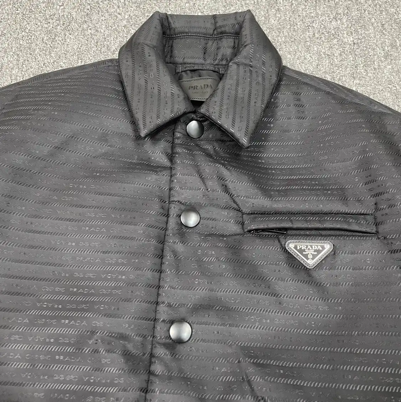 Prada Black Nylon Men's Outerwear