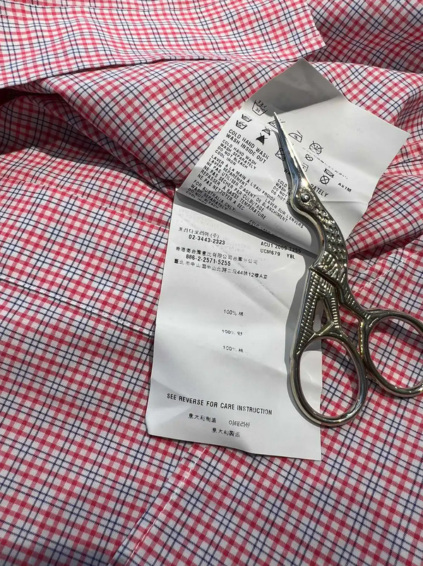 Prada Pink Long Sleeve Cotton Shirt for Men