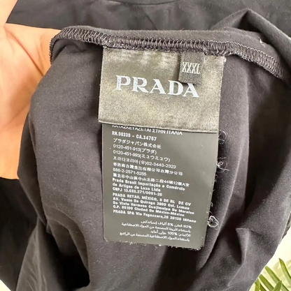 Prada Black Cotton XXXL Men's T-Shirt