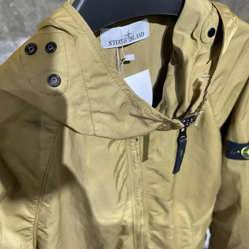 Stone Island Yellow Hooded Jacket 0089
