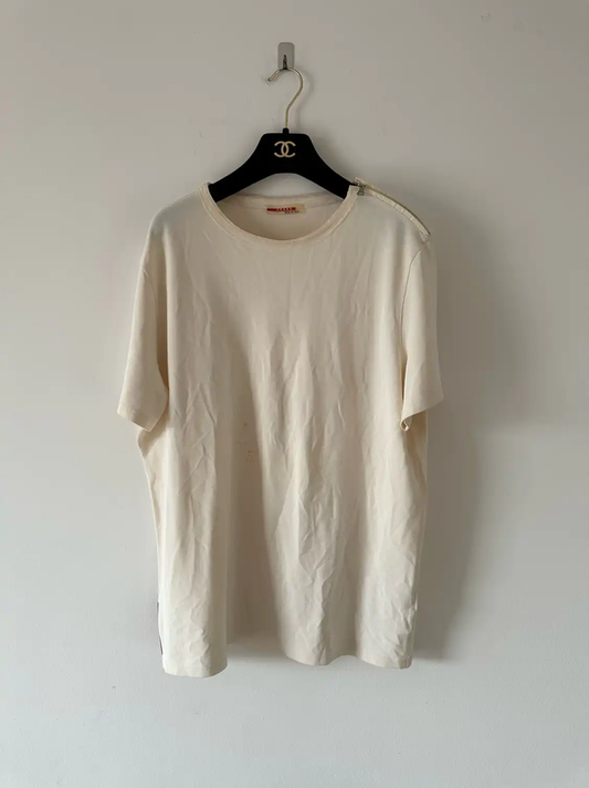 Prada Men's XXL White Nylon T-Shirt