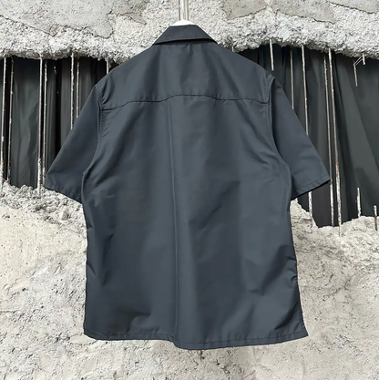 Chrome Hearts Black Logo Short Sleeve Shirt 0089