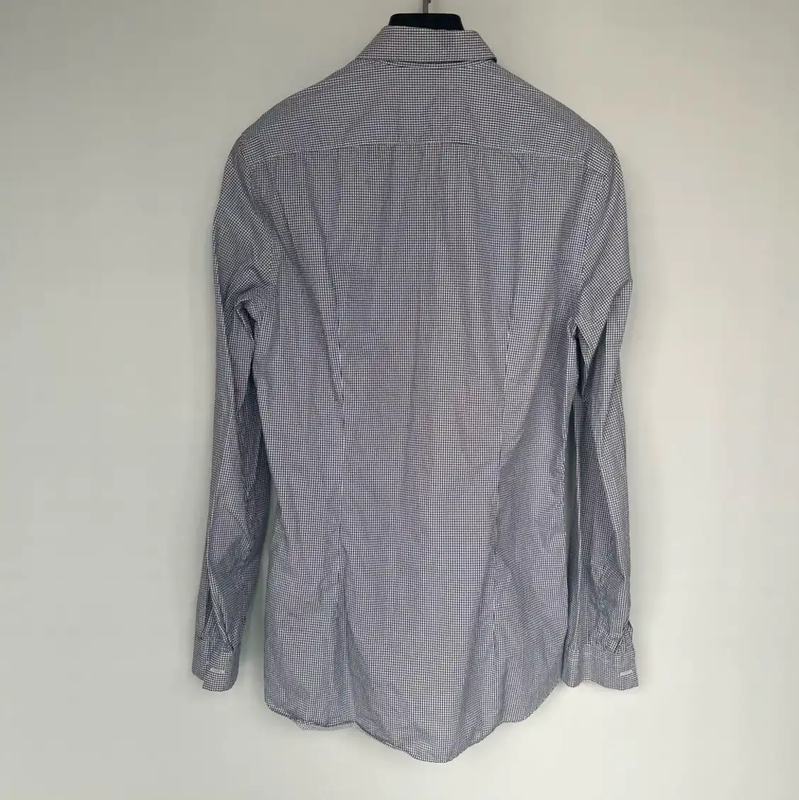 Prada Gray Long Sleeve Men's Shirt