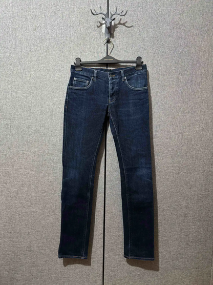 Prada Men's Navy Cotton Casual Pants