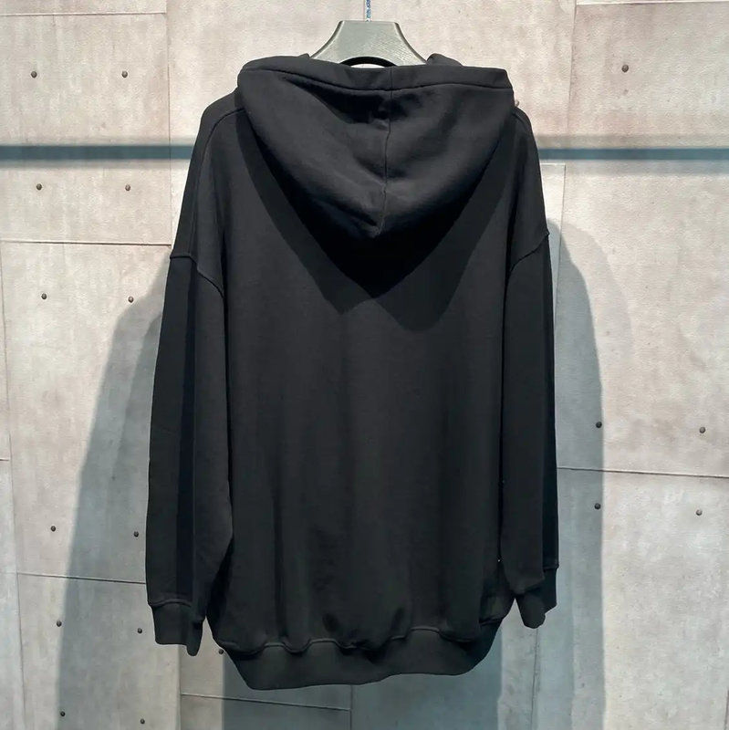 Givenchy Black Cotton Printed Hoodie 0089