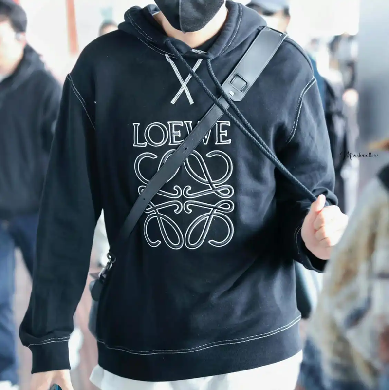 Loewe Black Cotton Men's Sweatshirt 0089