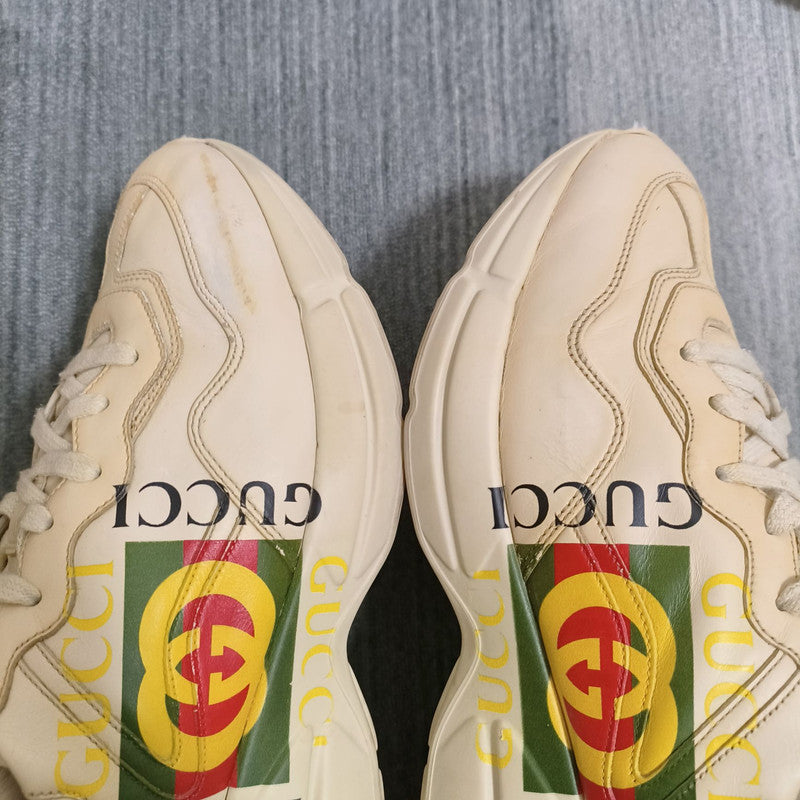 Gucci Rhyton Logo Classic Low-Top Sneakers 0079