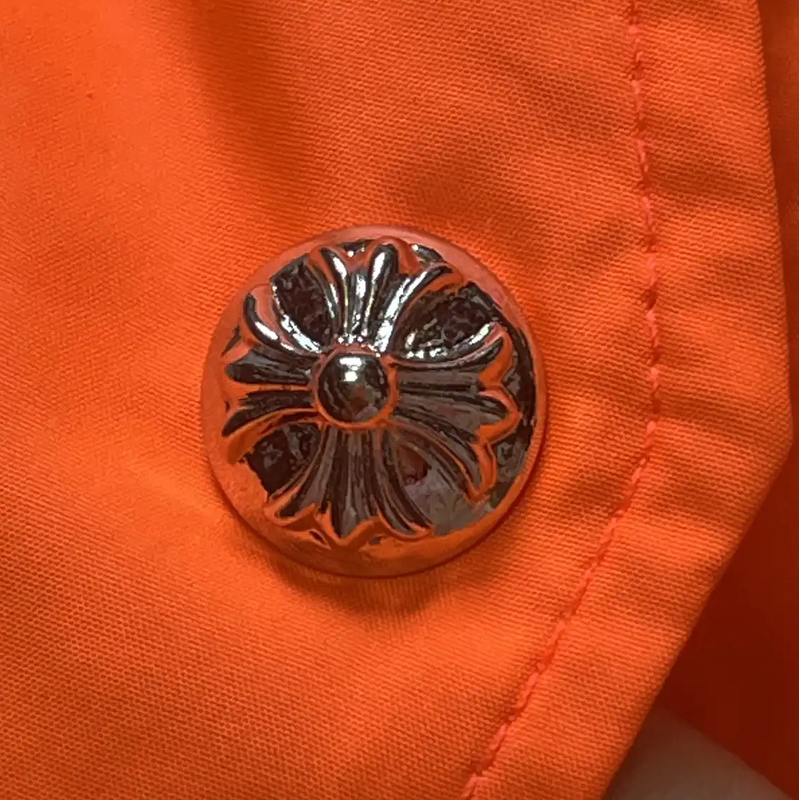 Chrome Hearts Orange Casual Pants for Men 0089