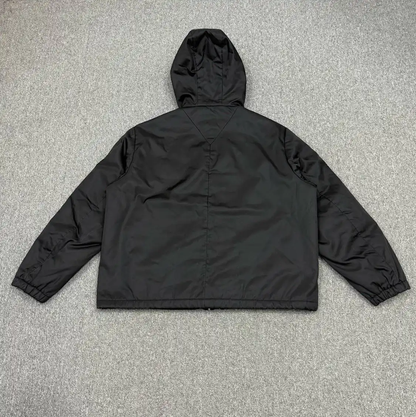 Prada Black Nylon Hooded Jacket for Men
