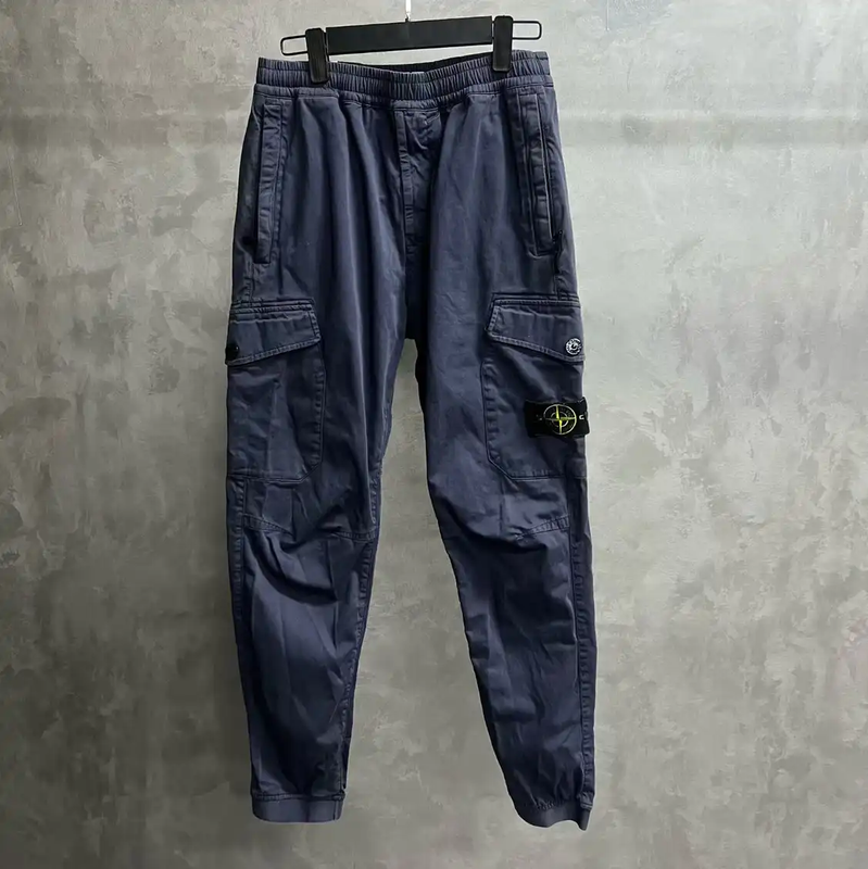 Stone Island Blue Casual Pants for Men 0089
