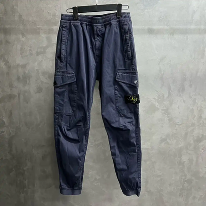 Stone Island Blue Casual Pants for Men 0089