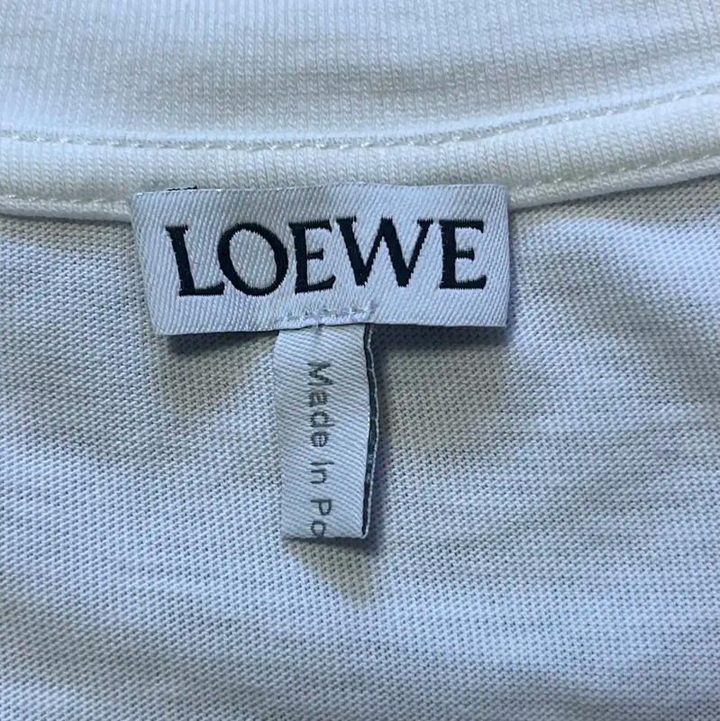 Loewe White Cotton Men's T-Shirt XS Size 0089