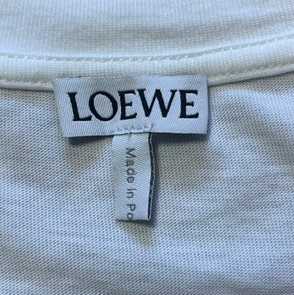 Loewe White Cotton Men's T-Shirt XS Size 0089