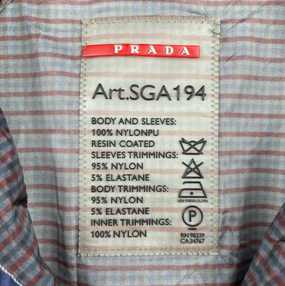 Prada Colorblock Men's Long Sleeve Jacket