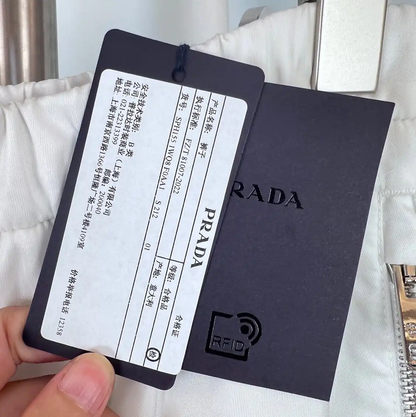 Prada Men's Casual Pants in White Nylon