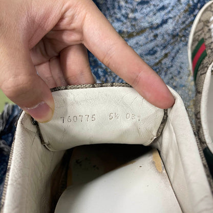 Gucci Ace Leather Low-Top Sneakers 0079