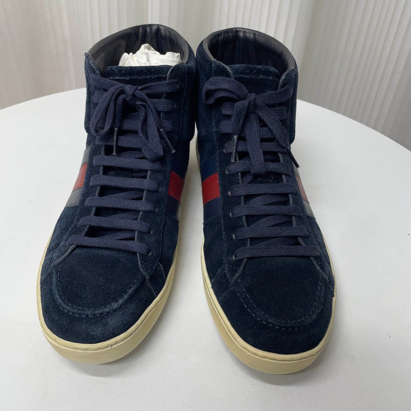 Gucci Suede High-Top Sneakers for Men 0079