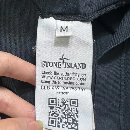 Stone Island Men's Black Cotton T-Shirt 0089