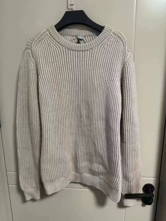 Dior Light Pink Ribbed Sweater-yf