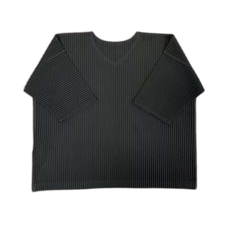 Issey Miyake Pleated Short Sleeve T-Shirt