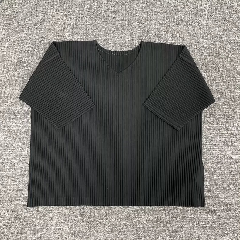 Issey Miyake Pleated Short Sleeve T-Shirt