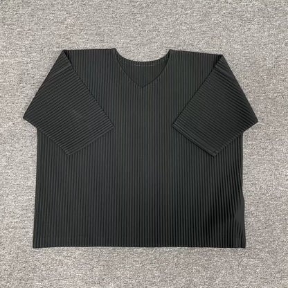 Issey Miyake Pleated Short Sleeve T-Shirt