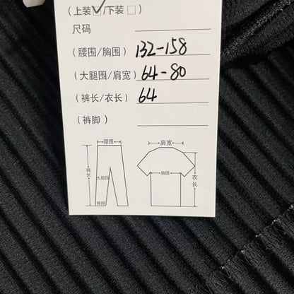Issey Miyake Pleated Short Sleeve T-Shirt