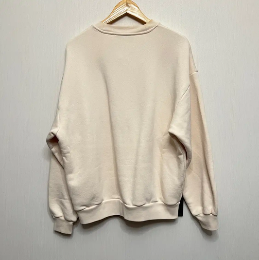Acne Studios Cream Cotton Graphic Sweatshirt