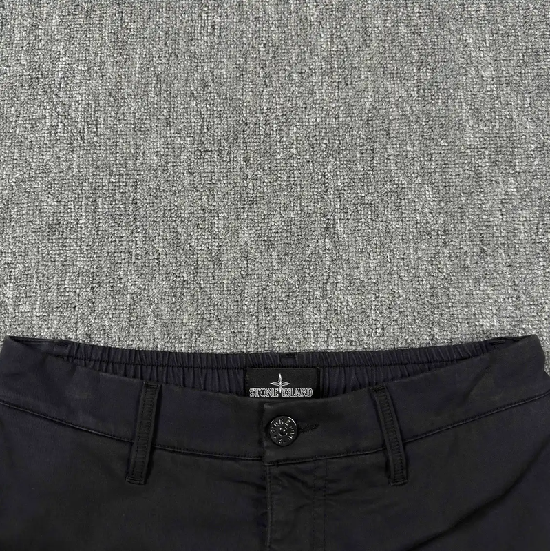 Stone Island Black Casual Pants for Men 0089