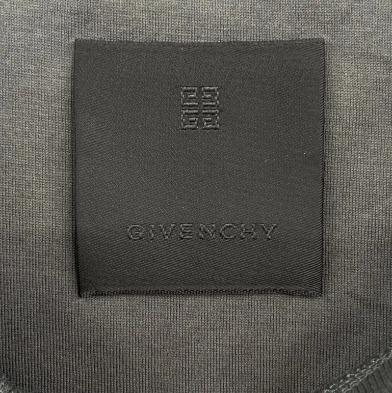 Givenchy Gray Cotton Short Sleeve T-Shirt 0089