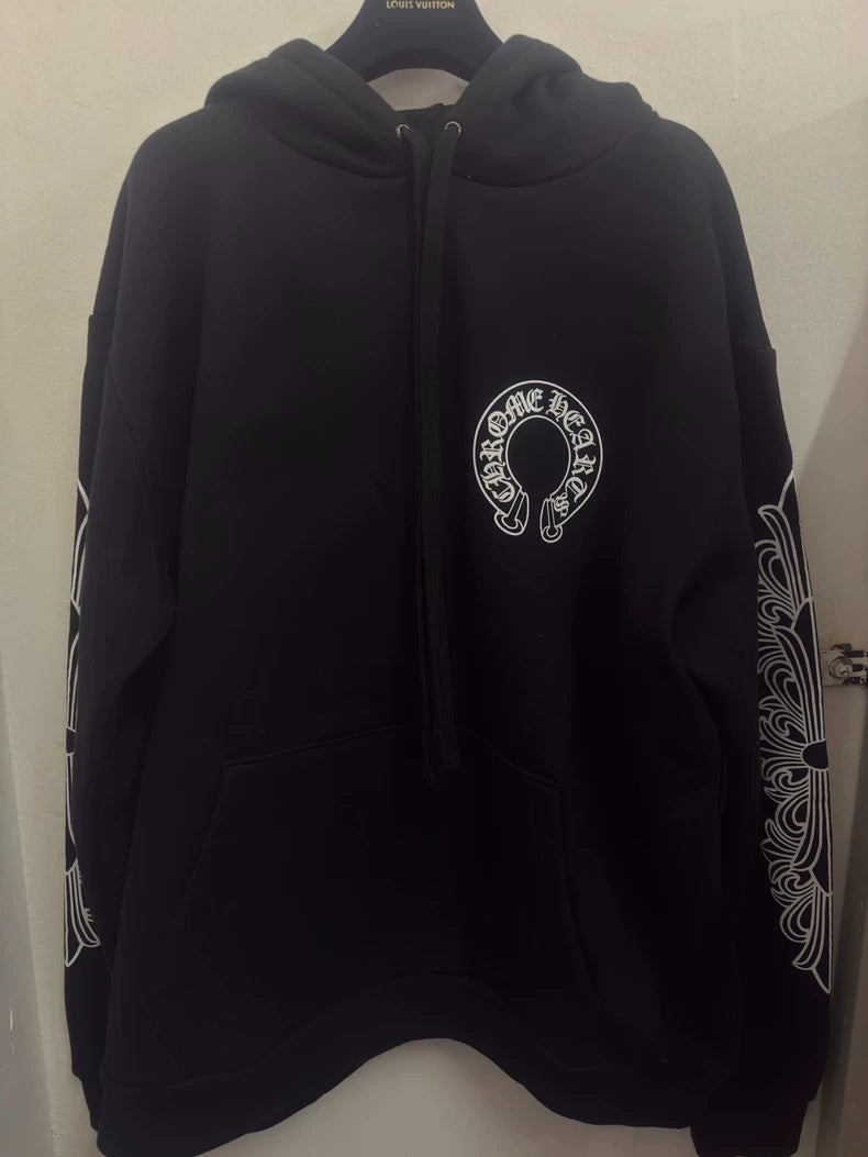 Chrome Hearts Black Hooded Sweatshirt