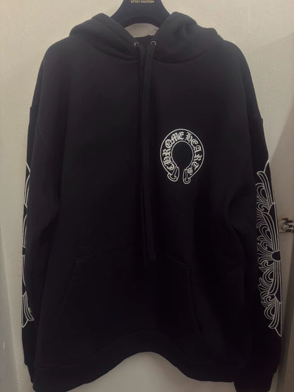 Chrome Hearts Black Hooded Sweatshirt