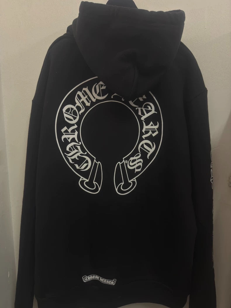 Chrome Hearts Black Hooded Sweatshirt