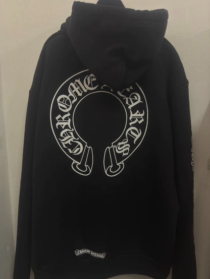 Chrome Hearts Black Hooded Sweatshirt