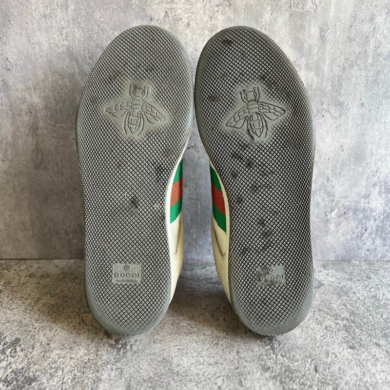 Gucci Screener Leather Canvas Sneakers for Men 0079